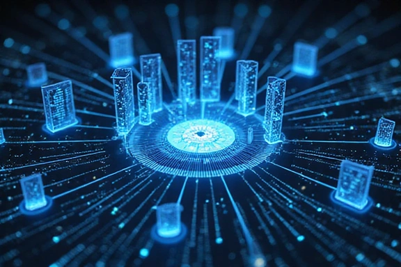 Ilustración de analytics y estrategias de uso de datos